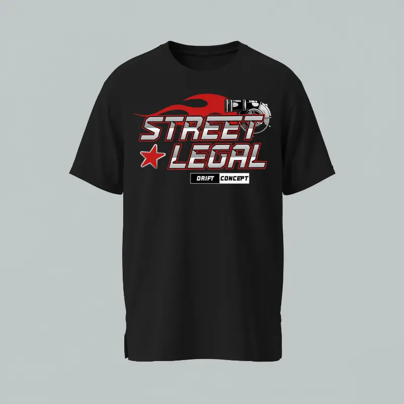 Street Legal Mockup Graphic Tee