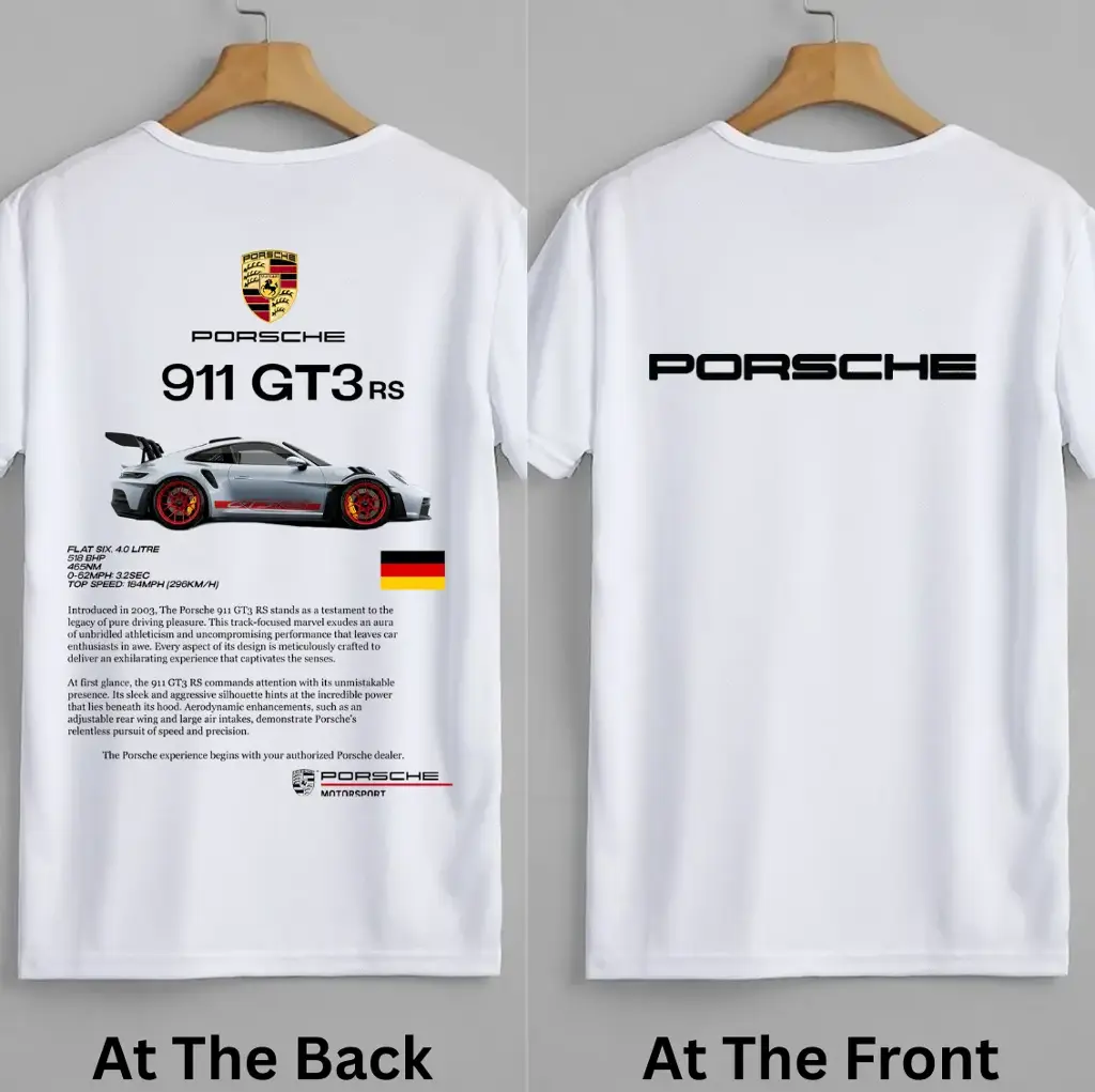 Porsche 911 GT3 RS Graphic Tee
