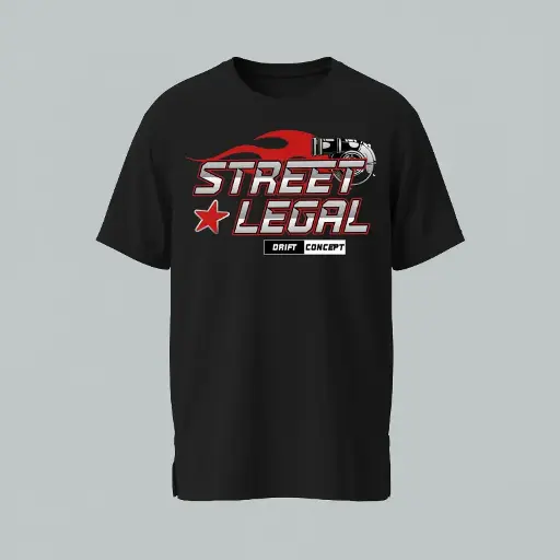 Street Legal Mockup Graphic Tee