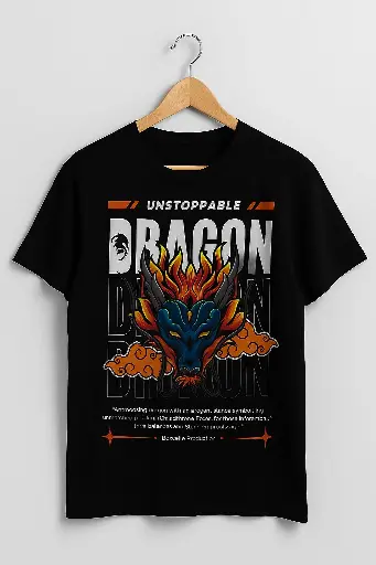 Unstoppable Dragon Mock-up Graphic Tee